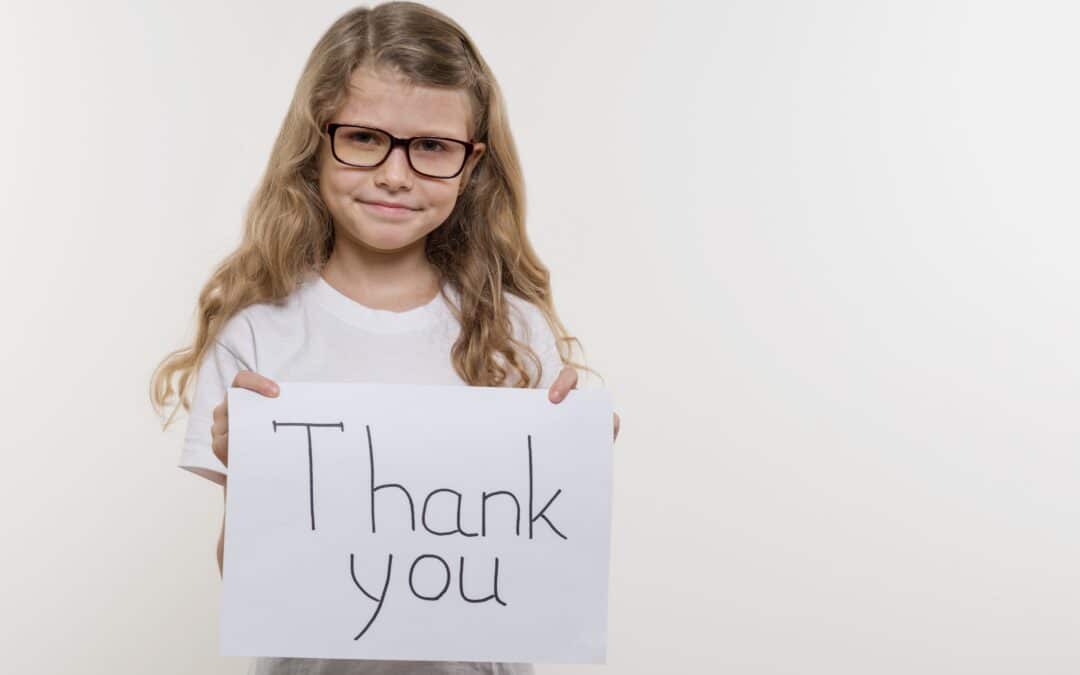 Raising thankful hearts: nurturing gratitude in young children